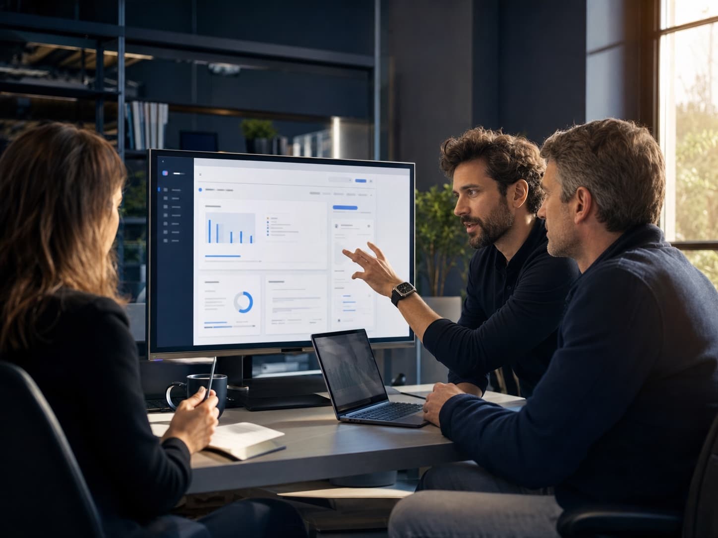 Demo di sprint di una web app con il cliente